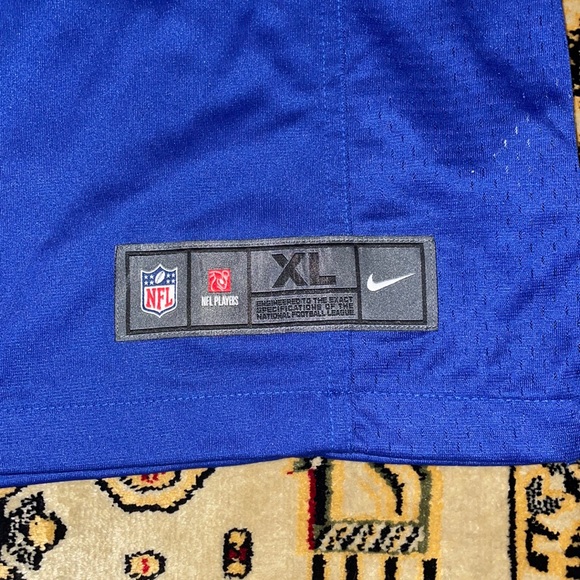 BNWT Men's Nike Daniel Jones Royal New York Giants Game Jersey Size XL - Picture 10 of 11